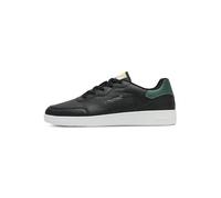 hummel Mixte Balle DE Match Basket, Noir/Vert Jungle, 38 EU