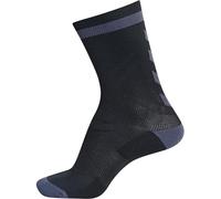 hummel Mixte Elite Indoor Sock Low Chaussettes, Noir/asphalte., 35-38 EU