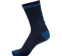 Hummel Chaussettes ELITE INDOOR SOCK LOW Mixte Bleu foncé/Bleu corail Taille 27-30