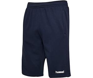 hummel Mixte enfant Hmlgo Kids Cotton Bermuda Shorts, Bleu Marine, 116 EU