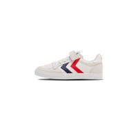 hummel Mixte enfant Slimmer Stadil Leather Low Jr Sneakers Basses, Blanc White 9001, 28 EU