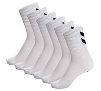 Hummel Mixte Hmlpack De 6 Chaussettes Chevron, Blanc, 10 EU