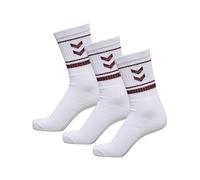Hummel Mixte Hmlstripe Crew 3-pack De Chaussettes, BOURGOGNE, 46-48 EU