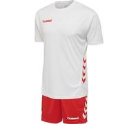 hummel Mixte - Jeune Ensemble Junior Duo Combinaison de piste, weiß / rot, 12 ans EU