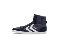 hummel Mixte Slimmer Stadil High Sneakers Hautes, Dress Blue White 63 511 7647, 39 EU