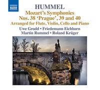Symphonies 38, 39 & 40 – Pour flûte, violon, violoncelle et piano – CD – NAXOS