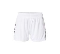 Hummel hmlCORE XK Poly Shorts Woman, Shorts aux Femmes, White, S -
