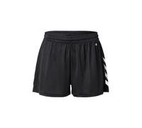 Hummel Pantalon de sport noir / blanc, Taille XS