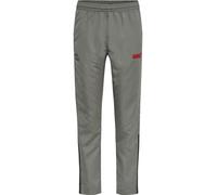 Hummel Pantalon de sport 'Pro Grid' anthracite / gris fumé / rouge, Taille S