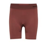 Hummel Pantalon fonctionnel 'First' rouge rouille / noir, Taille XS-S