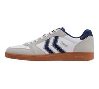 Hummel Baskets de handball Perfekt NS végétaliennes Blanc/Bleu 45 EU