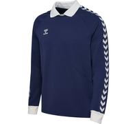 Hummel Polo manches longues Root Bleu Unisexe Taille S