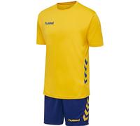 hummel Promo Duo F6247 Ensemble Maillot à Manches Courtes pour Homme Jaune/Bleu Taille S