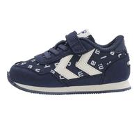 Hummel Reflex - Baskets bébé bleu en textile, lacets, semelle légère (EUR 19-25) 27