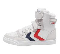 Hummel Slimmer Stadil Leather High JR Baskets Blanc Taille 36 EU, Blanc., 36 EU