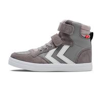 Hummel Slimmer Stadil Leather High JR Baskets en Alliage Taille 29 EU, Gris, 29 EU