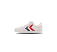 hummel Slimmer Stadil Leather Low JR Sneaker, 26 EU, Blanc., 26 EU