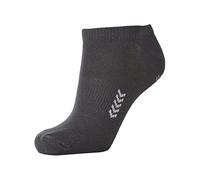 Hummel Socken Ankle Socks SMU Mixte, Castle Rock/Black, 12 (41 - 45) (Taille fabricant: 12 (41 - 45))