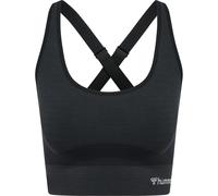 Hummel Soutien-gorge de sport gris clair / noir, Taille M