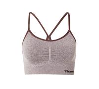 Hummel Soutien-gorge de sport marron / marron chiné, Taille S