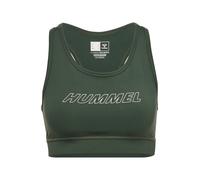 Hummel Soutien-gorge de sport 'TE FUNDAMENTAL' vert foncé / blanc, Taille M