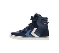 hummel Stadil Jr Baskets Montantes Unisexes pour Enfant, Black Iris 212 074 1009, 32 EU