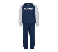 Hummel Survêtement bleu foncé / gris chiné / blanc, Taille 92