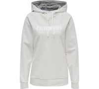 Hummel Sweat à Capuche en Coton avec Logo pour Femme, Blanc, S