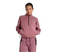 Hummel Sweat à demi-zip Tech Fleece Boxy Femme Rose S