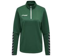 Hummel Sweat de sport 'Authentic' gris / vert foncé / noir / blanc, Taille M