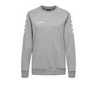 Hummel Sweat de sport gris chiné / blanc, Taille XS