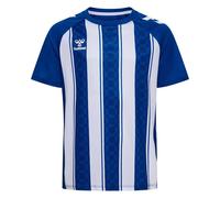 Hummel Match Striped Short Sleeve T-shirt Bleu 128 cm Enfants