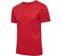 hummel Hmlrun Jersey S/S T-Shirt, Rouge Tango, m Homme