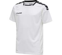 hummel UNI_Enfants Hmlauthentic Kids Poly Jersey S/S Maillot, Blanc, 128 EU