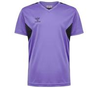 hummel UNI_Enfants Hmlauthentic Pl Jersey S/S Enfants T-Shirt, Dahlia Violet/Asphalte, 164 EU