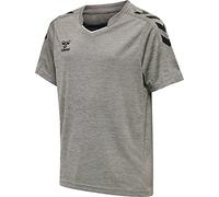 hummel UNI_Enfants Hmlcore Xk Poly Jersey S/S Enfants T-Shirt, Gris Mélange, 176 EU