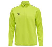 hummel Unisex Hmlcore Xk Half Zip Poly Sweatshirt, Lime Popsicle, S EU