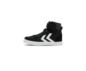 hummel Unisex Kinder Slimmer Stadil High Jr Hohe Sneaker, Black 204 496 2001, 34 EU