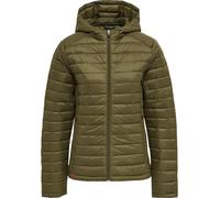 Hummel Red Quilted Coat Vert XL Femme