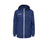 Hummel Veste de sport 'Authentic' bleu foncé / anthracite / blanc, Taille S