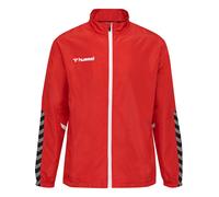 Hummel Veste de sport 'Authentic' gris / rouge feu / noir / blanc, Taille 152