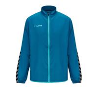 Hummel Veste de sport 'Authentic' turquoise / pétrole / noir / blanc, Taille S