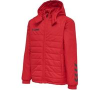 Hummel Veste enfant hmlPROMO Short Bench rouge - veste courte matelassée, capuche et poches zippées 6 ans