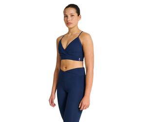 Hummel Yoga Strap Sports Bra Bleu L Femme