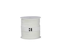 Hummelt Corde universelle polyester 6mm 50m blanc sur rouleau