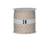 Hummelt® SilverLine-Rope Corde polyester 6mm 50m blanc/rouge/jaune en rouleau