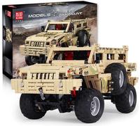 Hummer tout-terrain Mould King 13131 - 2028 pièces, modèle à l'échelle 1:8, compatible avec les commandes RC