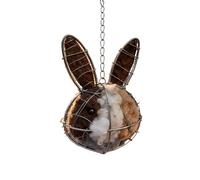 Humming Bird Nesters, Winter Tree Shelter Cage, 7.87x7.87x1.18 inches Metal Bird Nest Holder with Build, Refillable Nest Cage with Protective Design, Nesters for Sparrows Robins Outdoor