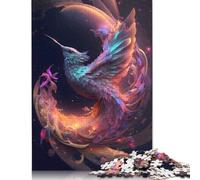 Humming Bird of Time Puzzle Imposible,desafío for Adults Entretenimiento Creativo 1000 Piezas Obra De Arte De Juego De Para Adultos Y Niños Mayores De 12 Años 1000pcs (75x50cm)