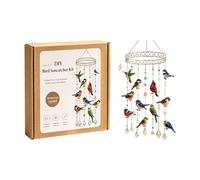 Hummingbird Bead Kit 20cm DIY Wind Chime Craft Set For Creative Decor